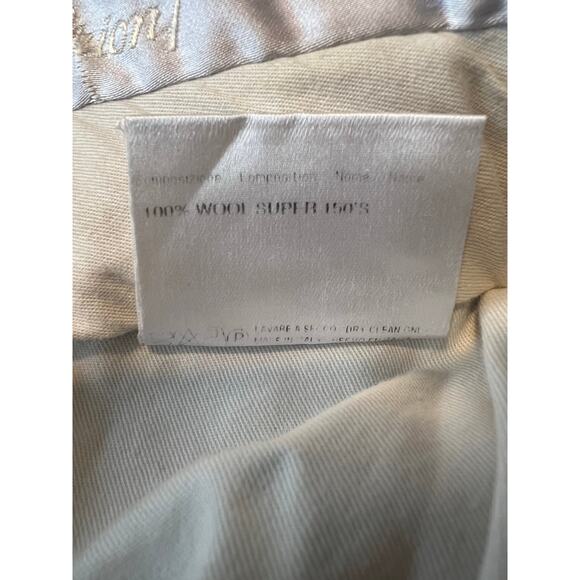 Brioni Moudi Super 150s Men's Pleated Dress Pants Gray Size 38R JP - Picture 12 of 14